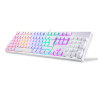 Mechanical keyboard Motospeed CK107 RGB (white)