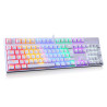 Mechanical keyboard Motospeed CK107 RGB (white)