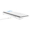 Wireless mechanical keyboard Dareu EK868 Bluetooth (white&blue)