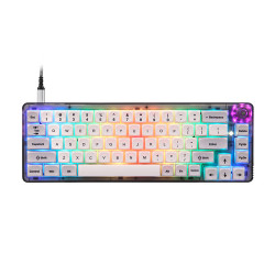 Mechanical gaming keyboard Motospeed CK69 RGB (white)