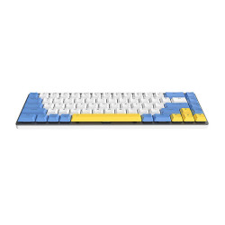 Wireless mechanical keyboard Dareu EK868 Bluetooth (white&blue&yellow))