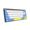 Wireless mechanical keyboard Dareu EK868 Bluetooth (white&blue&yellow))