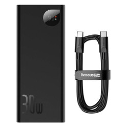 Powerbank Baseus Adaman Metal, 20000mAh, 30W (black)