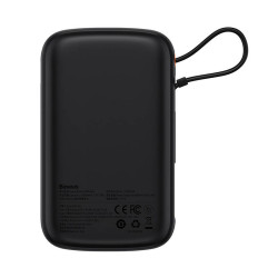 Powerbank Baseus Qpow Pro with Lightning cable, USB-C, USB, 10000mAh, 20W (black)