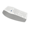 Wireless Ergonomic Keyboard Delux GM901D BT+2.4G (white)