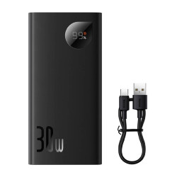 Powerbank Baseus Adaman2 10000mAh, 2xUSB, USB-C, 30W (black)