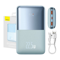 Powerbank Baseus Bipow Pro 20000mAh, 2xUSB, USB-C, 22.5W (blue)