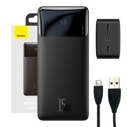 Powerbank Baseus Bipow 30000mAh,15W (black)