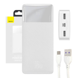 Powerbank Baseus Bipow 20000mAh, 15W (white)