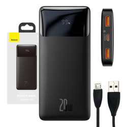 Powerbank Baseus Bipow 10000mAh, 20W (black)