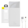 Powerbank Baseus Bipow 30000mAh, 20W (white)