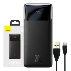 Powerbank Baseus Bipow 20000mAh, 20W (black)