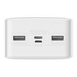 Powerbank Baseus Bipow 30000mAh, 15W (white)