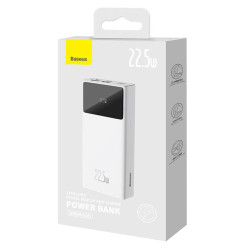 Powerbank Baseus Star-Lord 20000mAh, 2xUSB, USB-C, 22.5W (white)