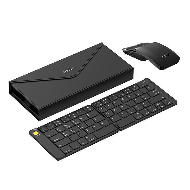 Set Wireless foldable Keyboard Delux KF10 and mouse MF10PR