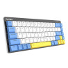 Mechanical keyboard Dareu EK868 Bluetooth (white-blue-yellow)