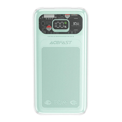 Powerbank Acefast M1 Sparkling Series, 10000mAh, 30W (green)