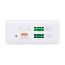 Powerbank Baseus Adaman 2, 20000mAh, 30W, (white)