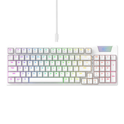 Gaming Keyboard Havit KB885L RGB (white)