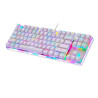 Mechanical gaming keyboard Motospeed K87S RGB (white)